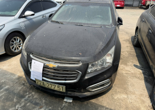 Xe ô tô con nhãn hiệu CHEVROLET, số loại : CRUZE, màu Đen, 05 chỗ ngồi