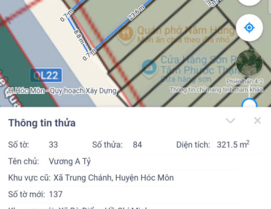 Quyền sử dụng đất và quyền sở hữu nhà ở thuộc thửa đất số 731, tờ bản đồ số 4 (SĐN) - Tân Xuân tại địa chỉ 163/1 Bis, QL22, Ấp Trung Chánh, xã Tân Xuân, huyện Hóc Môn, Thành phố Hồ Chí Minh (nay là xã Hóc Môn, Thành phố Hồ Chí Minh).