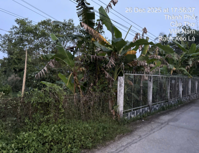 Quyền sử dụng đất thuộc thửa đất số 1576, tờ bản đồ số: 4; địa chỉ: Khu vực Khánh Hưng, Phường Phú Thứ, Quận Cái Răng, Thành phố Cần Thơ (nay là phường Hưng Phú, Thành phố Cần Thơ) 